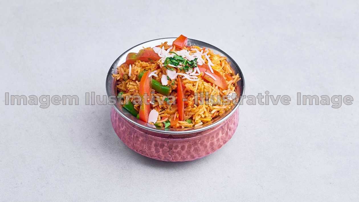 Prawn briyani