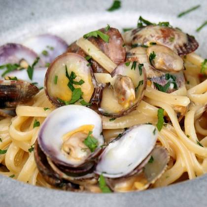 Spaghette con le vongole