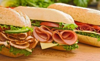 Sandwich with chicken schnitzel