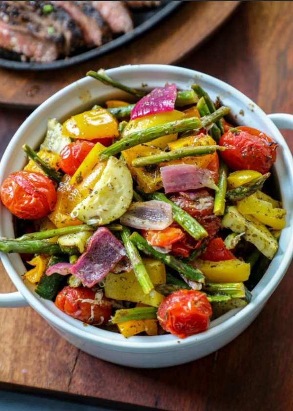 Steamed/grilled vegetables