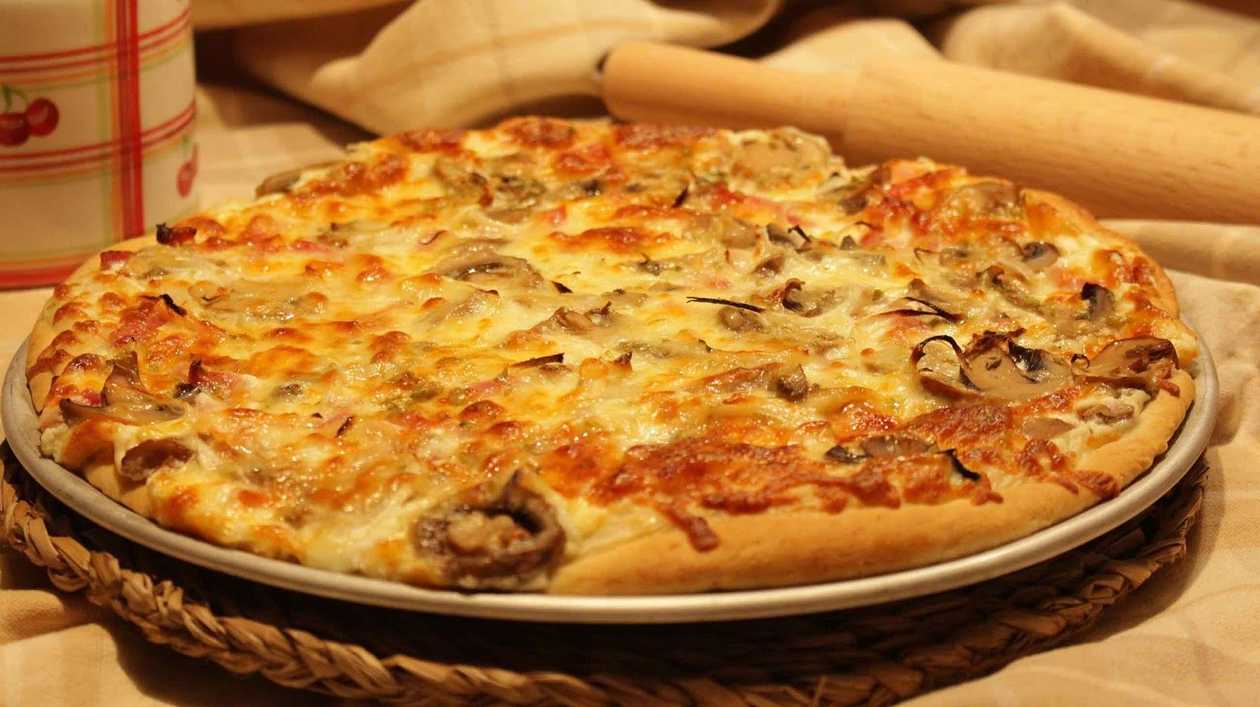 Carbonara pizza 40 cm