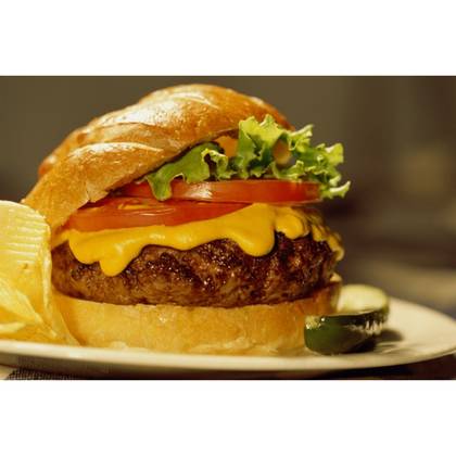 Chilli Cottage Cheese Steak Burger