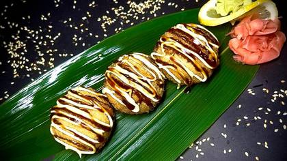 Teriyaki ball tempura