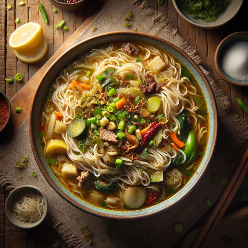Chicken Noodles Soup - Thukpa