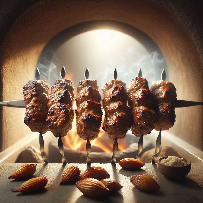 Mutton Seikh Grilled in Tandoor