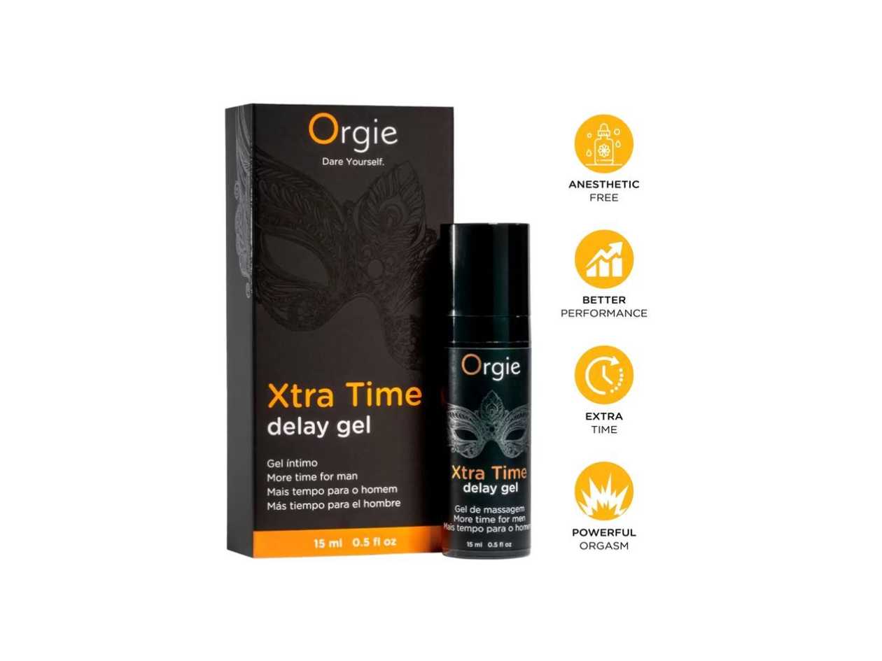 ORGIE - Xtra Time Delay Geel Meestele 15 ml