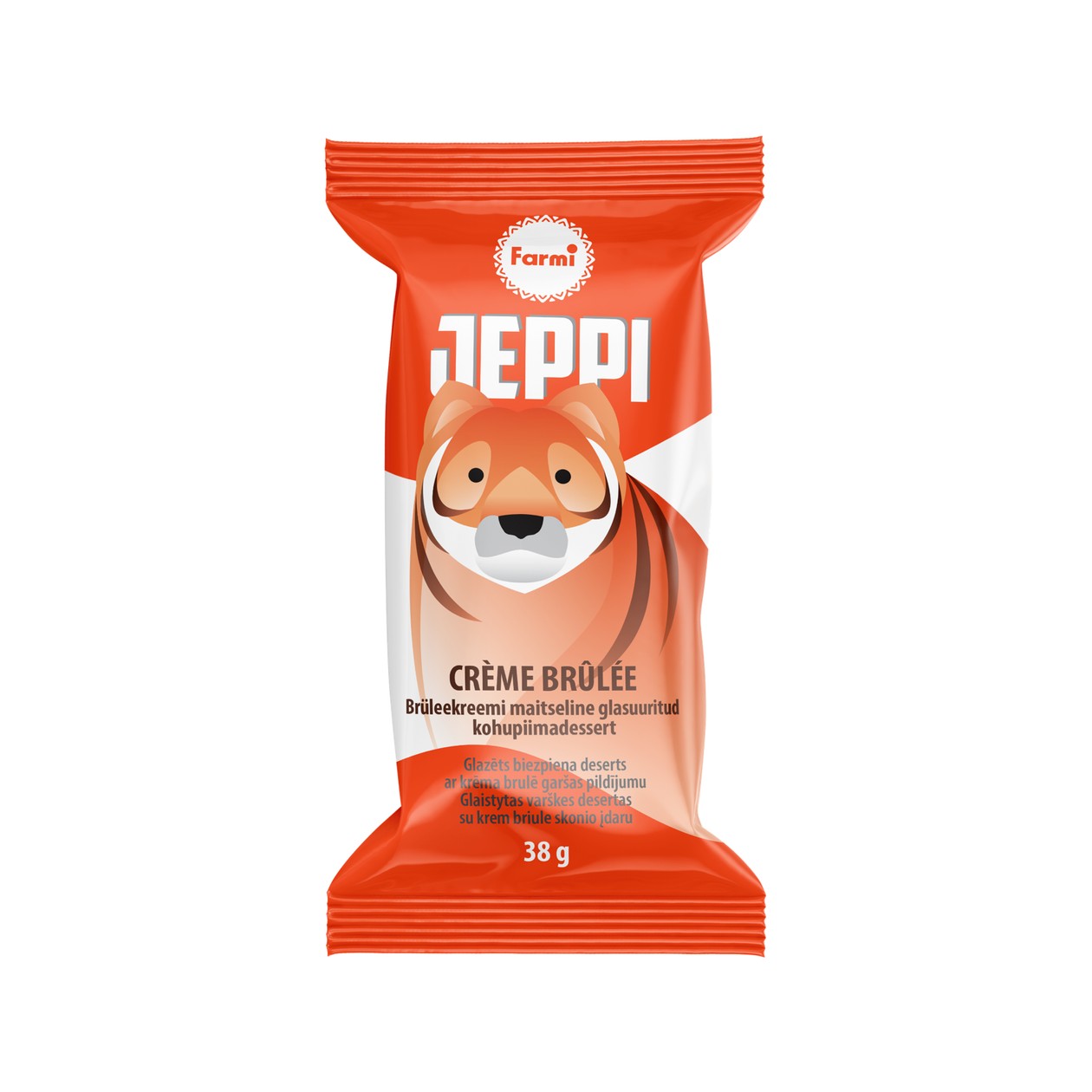 Farmi, Creme Brulee kohupiimadessert Jeppi, 38g (aegub peagi)