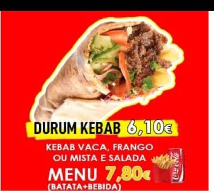 Durum Kebab Without Menu