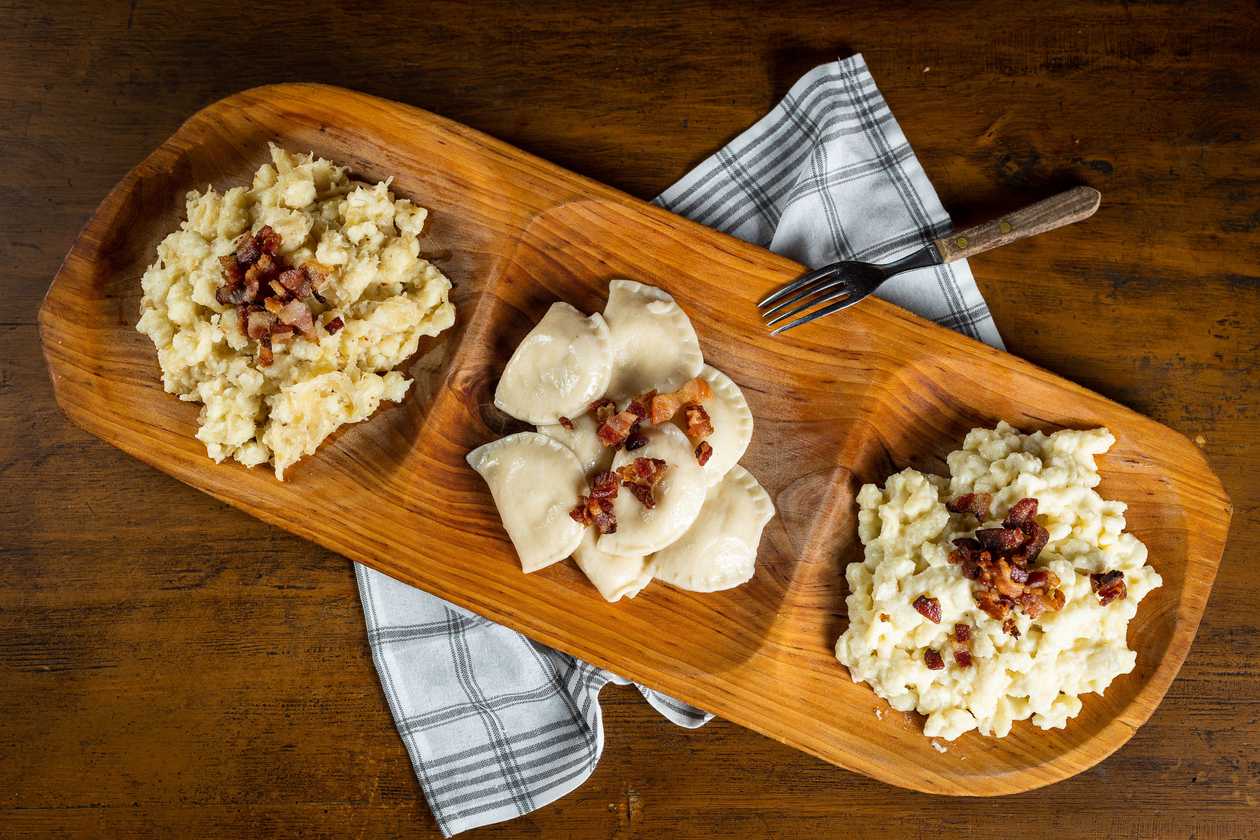 Farmer's plate with bacon