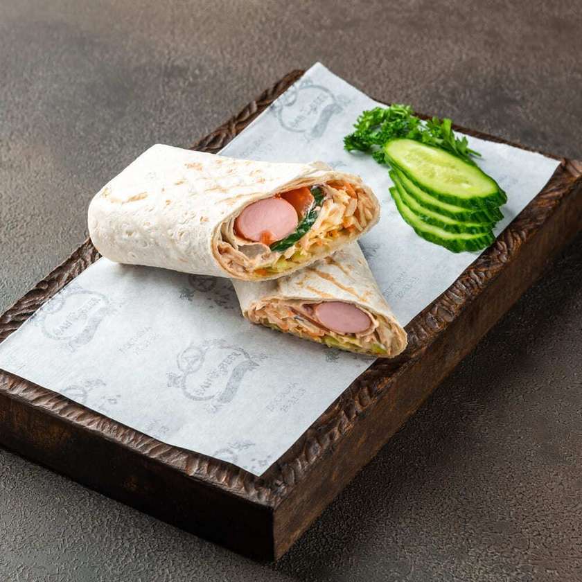 Микс з 2 молочними  сосисками
