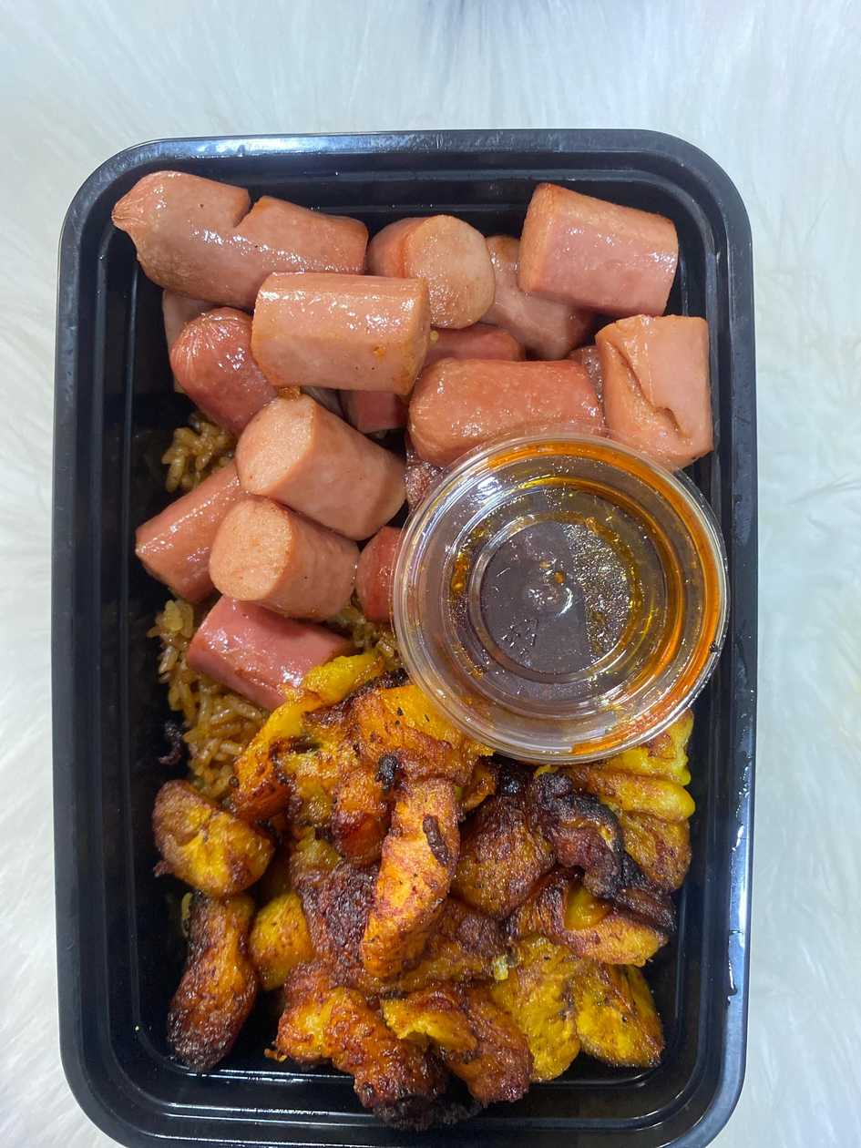 Jollof & Sausages