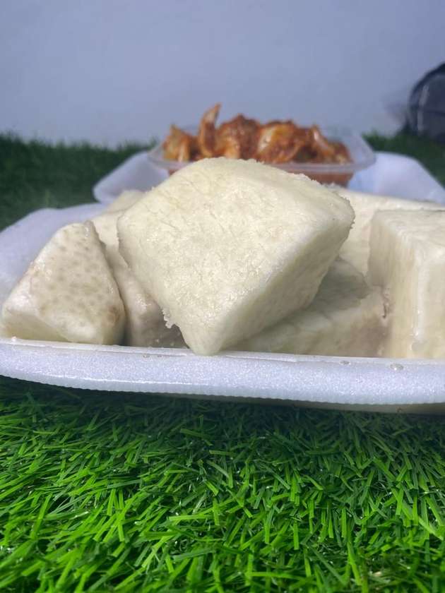 Boiled Yam & Beans Stew