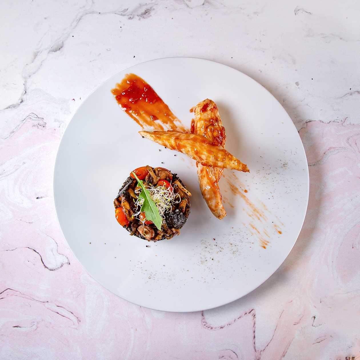 Chicken Breast with Caramel-Ginger Sauce
