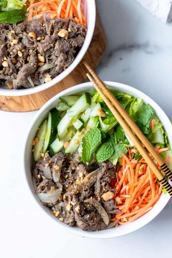 Bun bo hovädzie