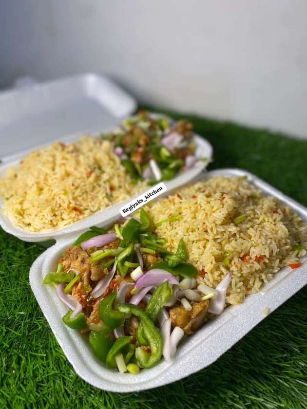 Peppered Rice With Peppered Turkey