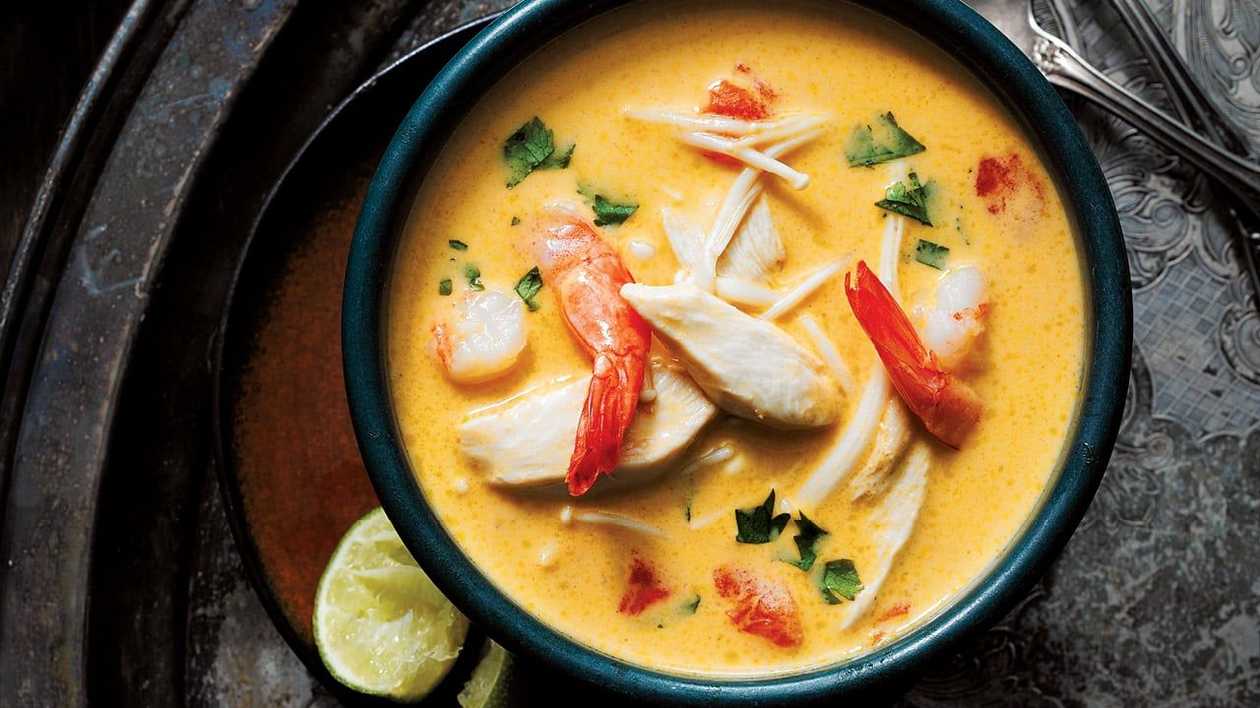 Tom yum krevety