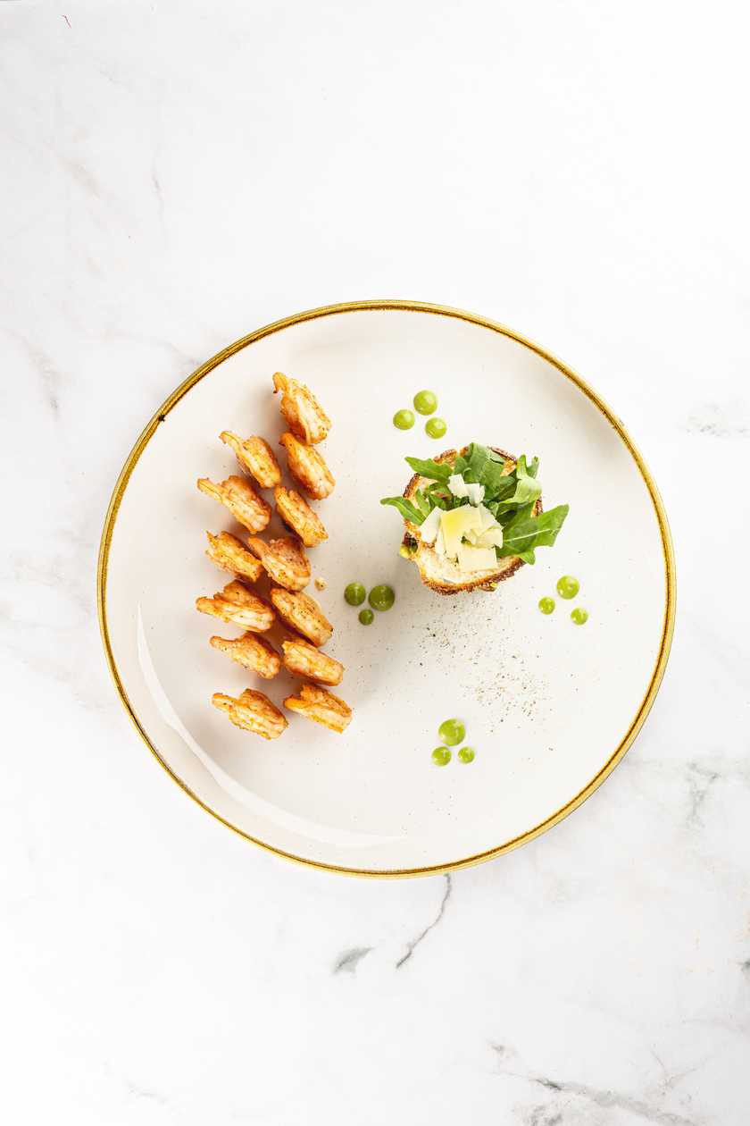 Shrimp with Avocado and Sun-Dried Tomato Tartare