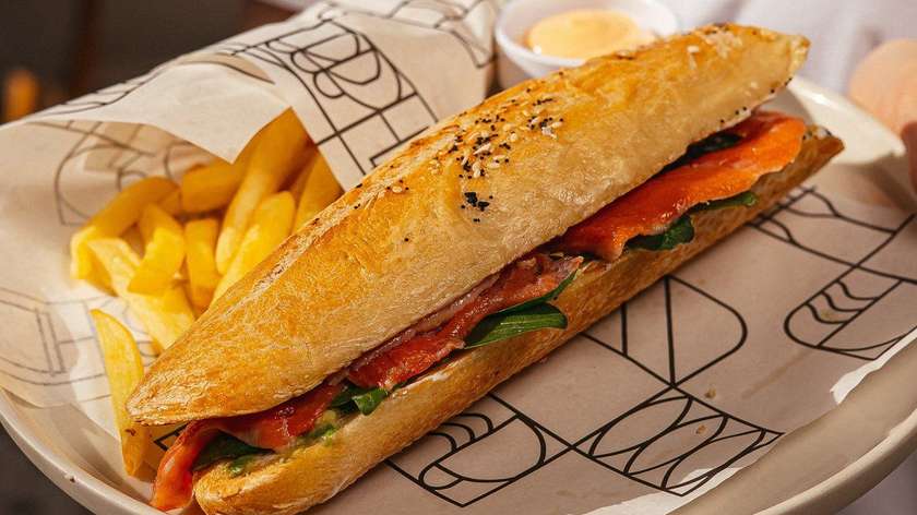 Salmon Avocado Sandwich