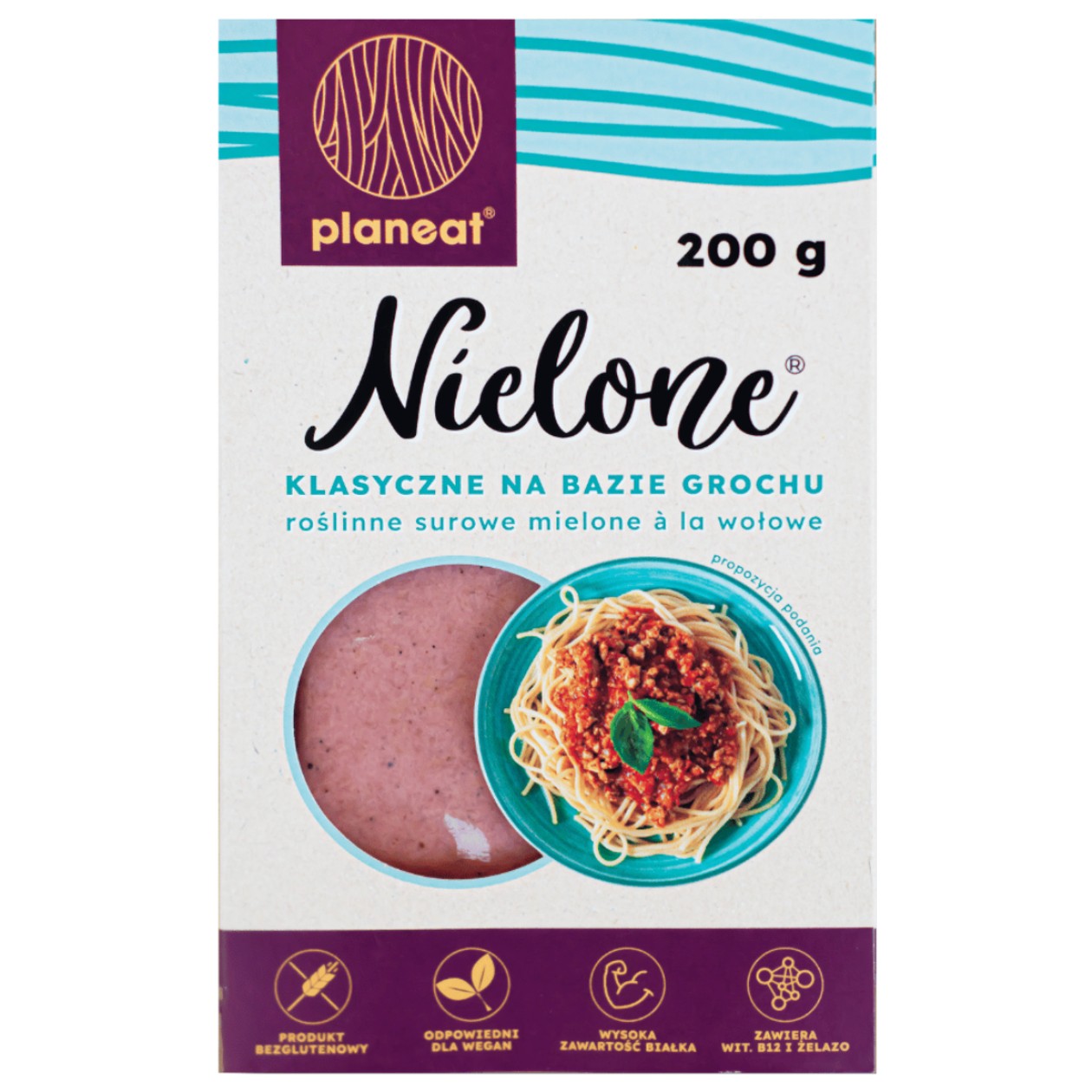 Nielone Klasyczne na Bazie Grochu Planeat 200g