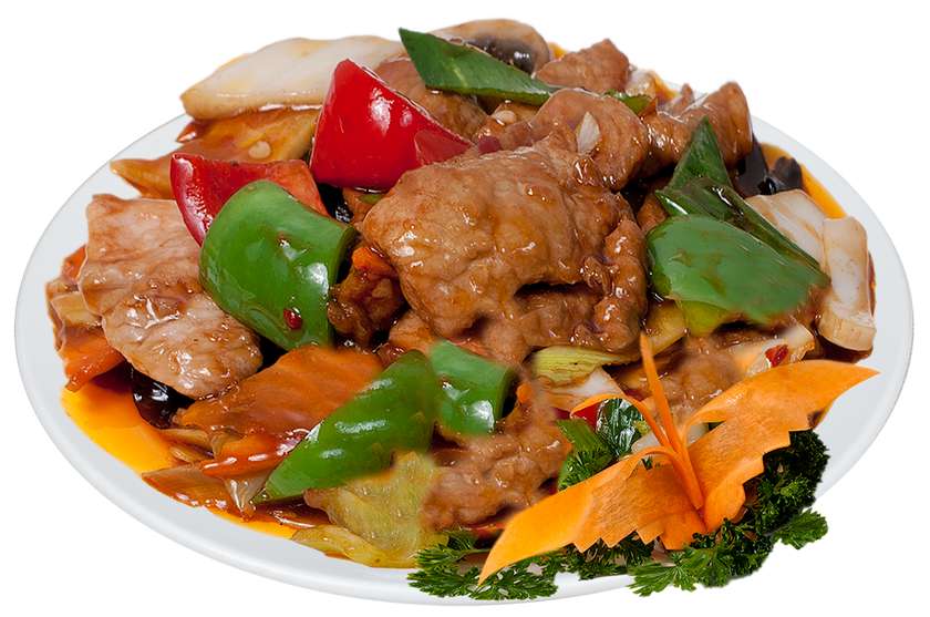 Sichuan-style pork