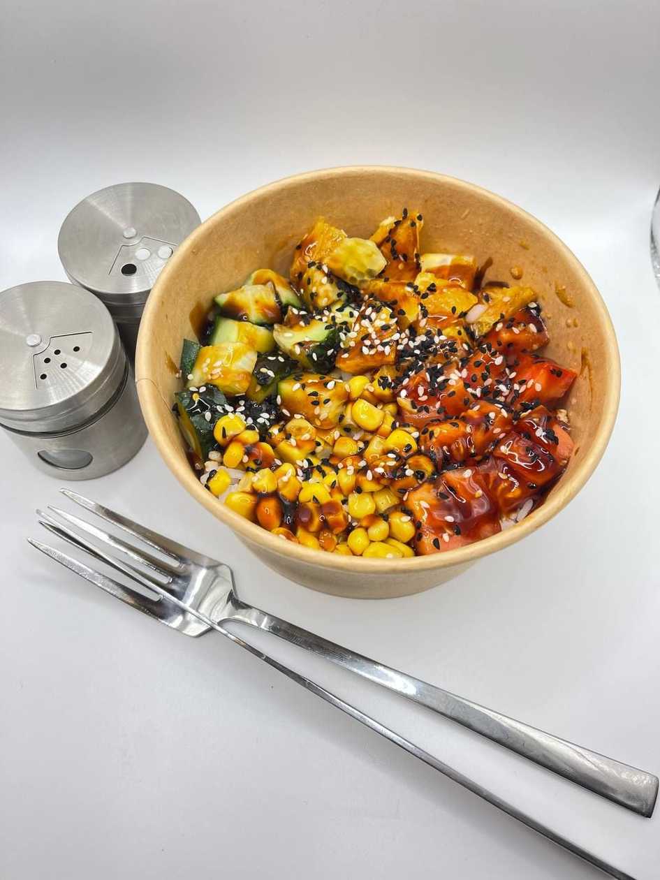 Poke with  shrimp