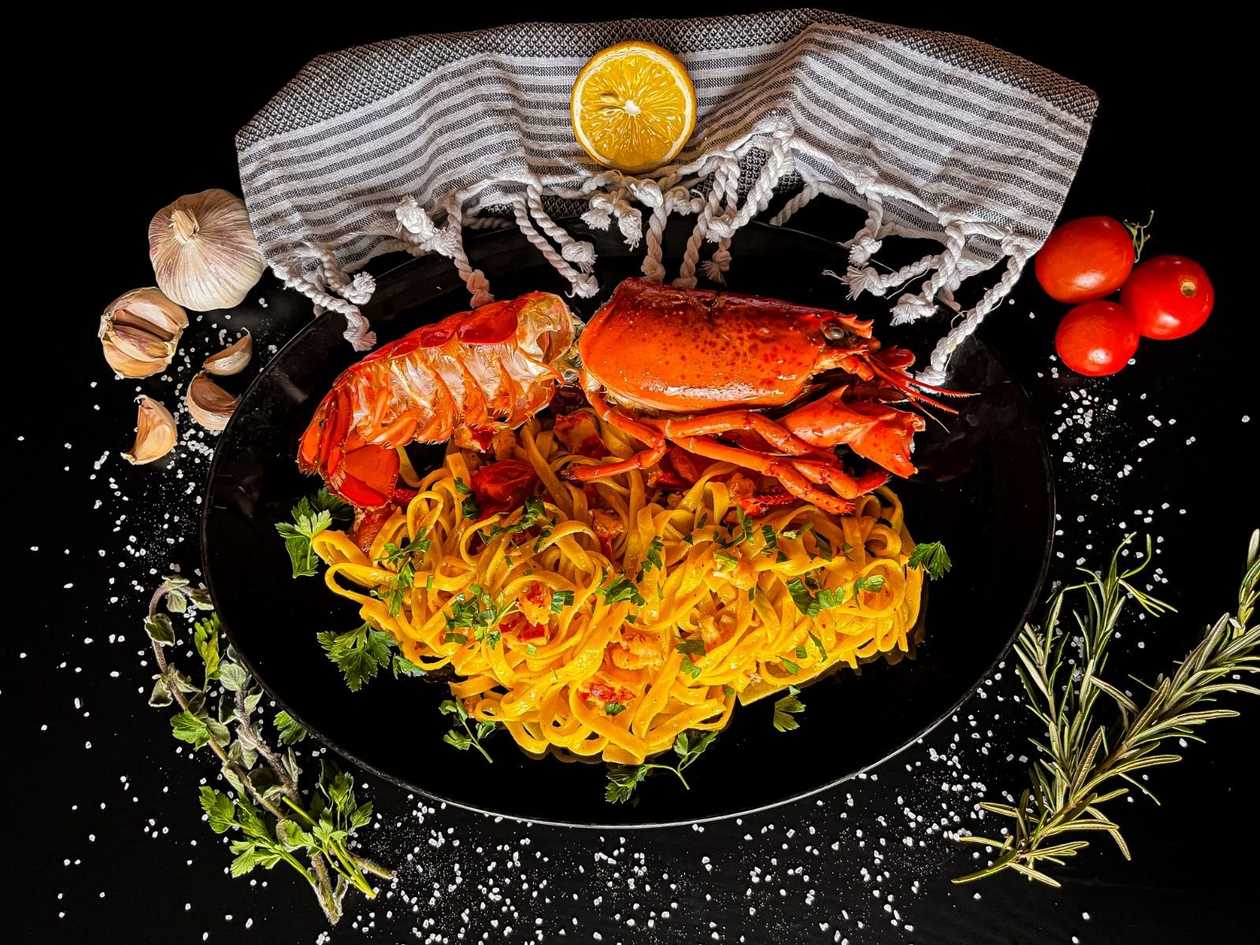 Homar cu linguine