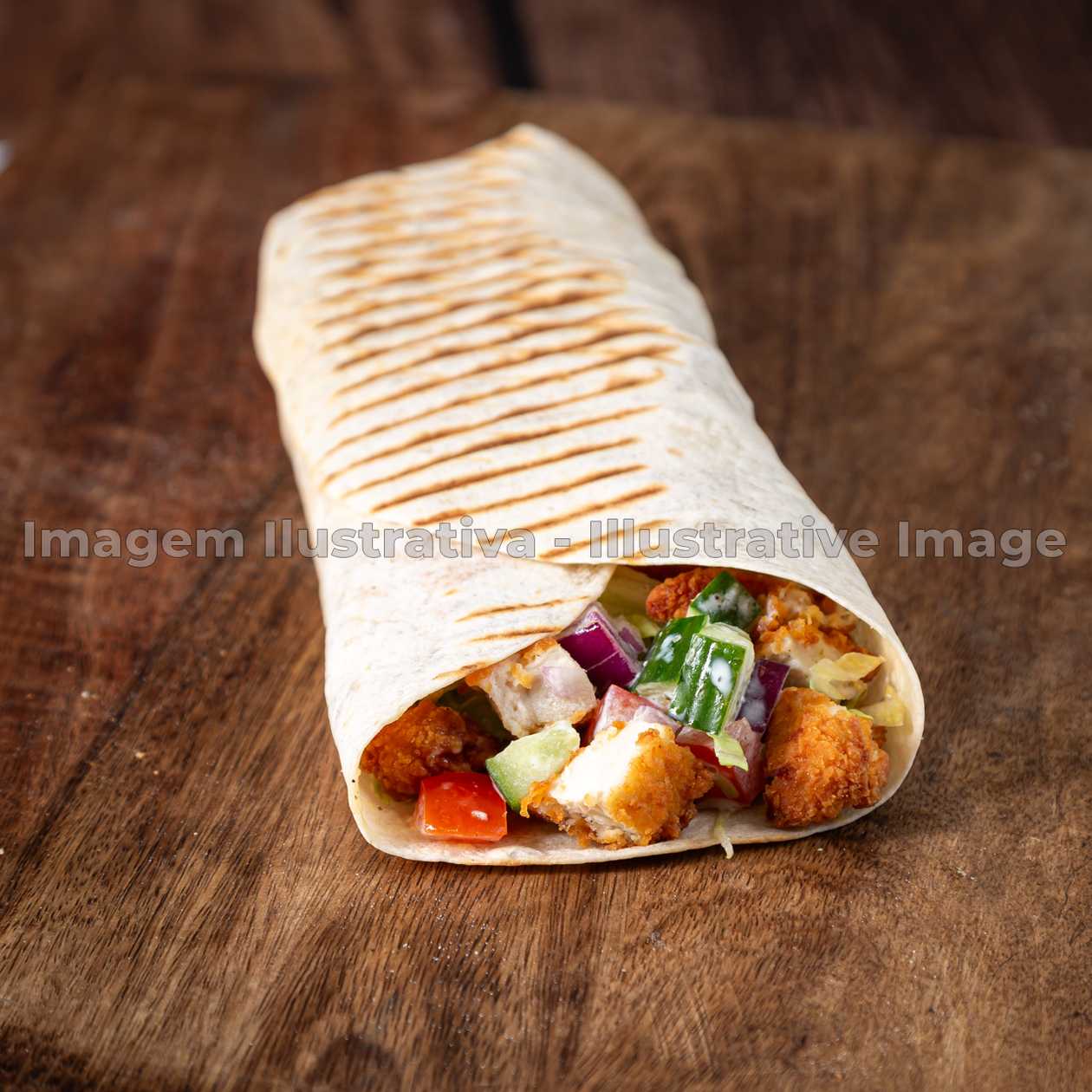 Menu Wrap Seekh Kebab Frango