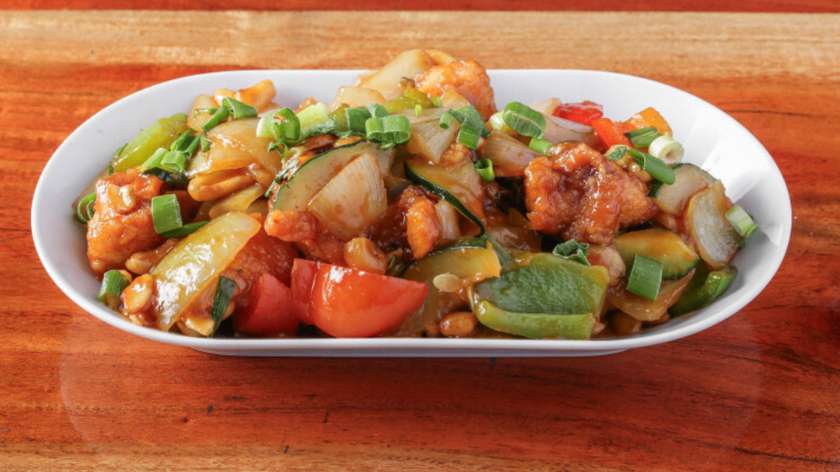 Thai Duck with cashew nuts