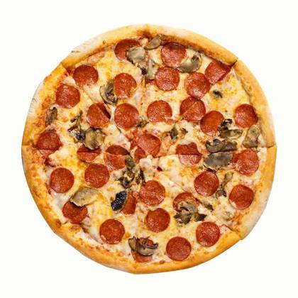 Pizza salami šampiňóny