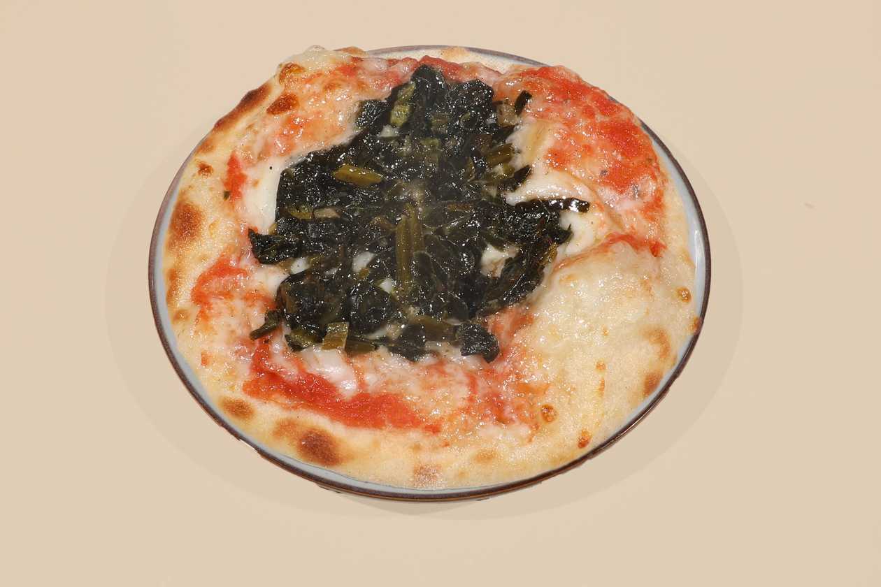 Πίτσα με Σπανάκι