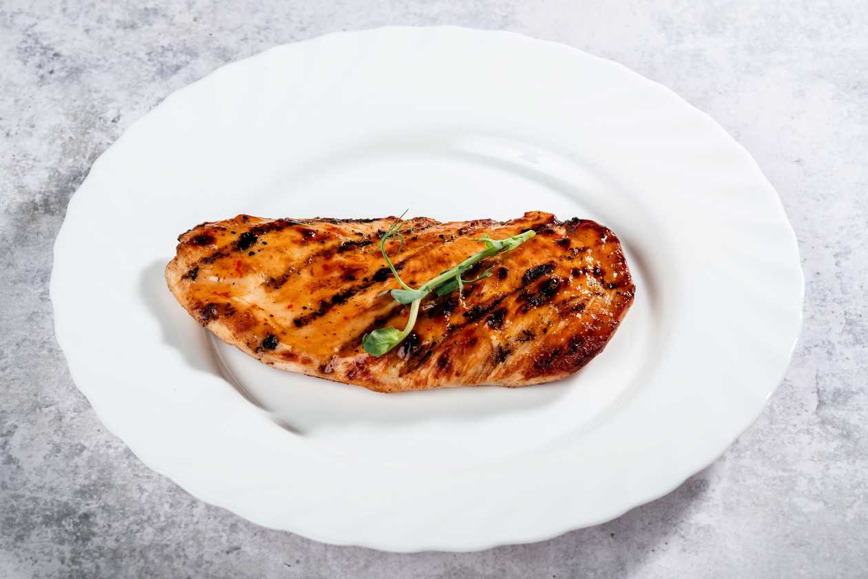 Grilled chicken fillet