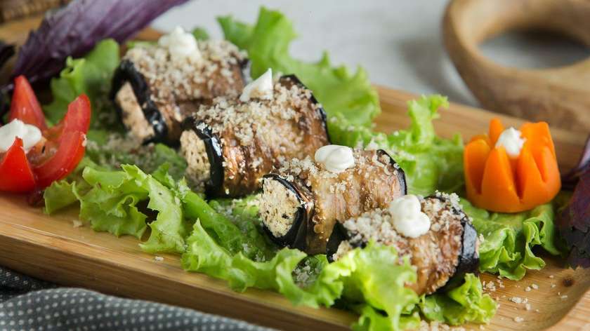 Pkhali with Eggplant