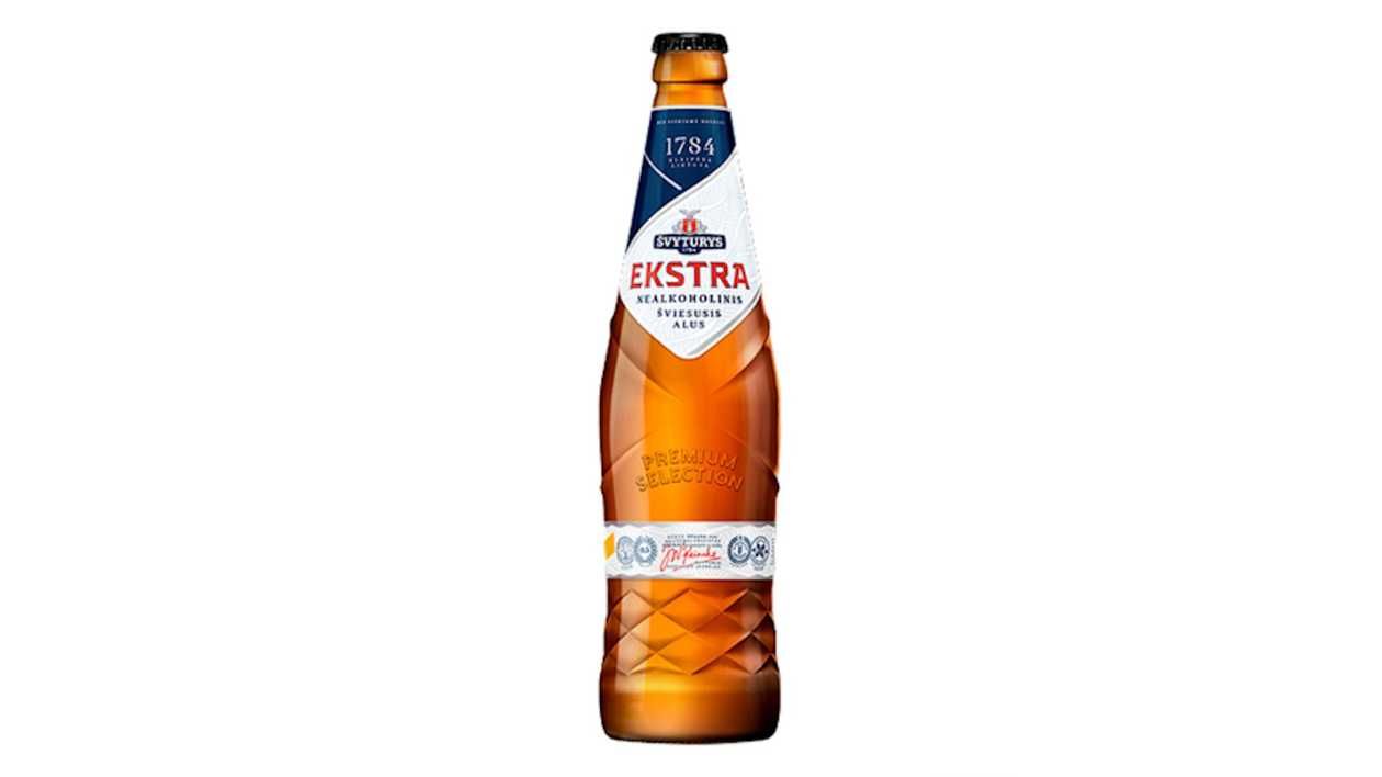 Švyturio „Ekstra“ non-alcoholic 0,5 l