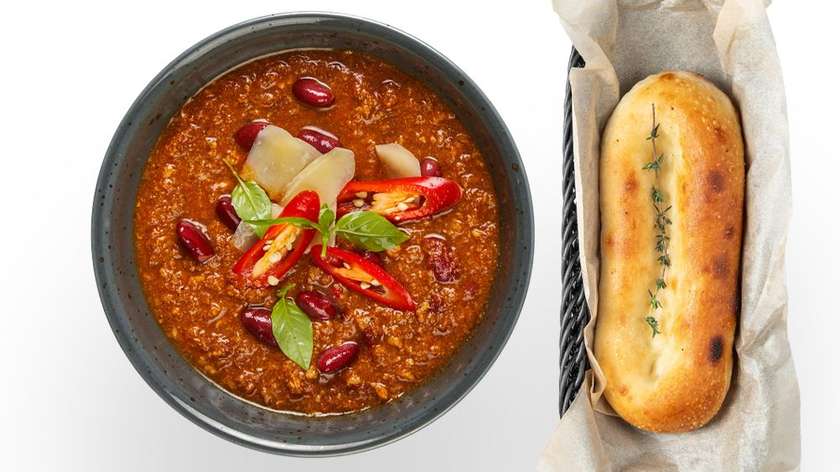 Chilli meat soup