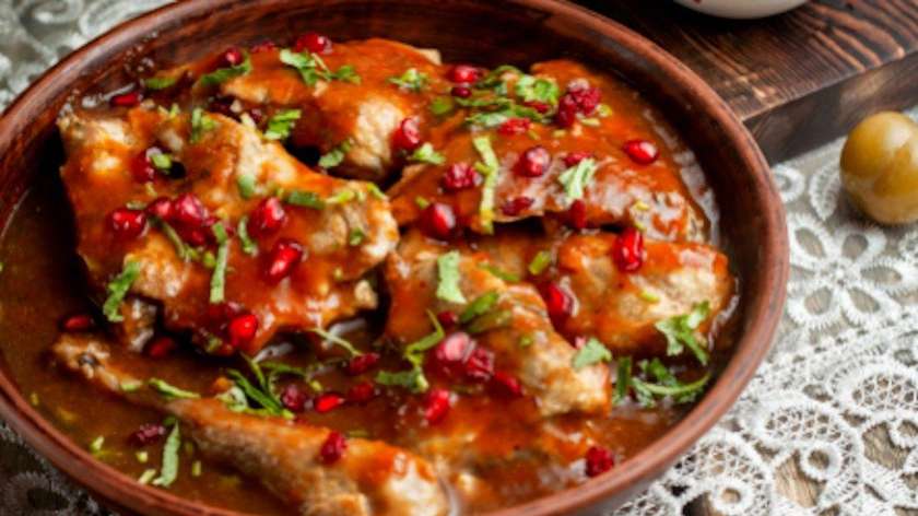 Village Chicken in Tkemali Sauce