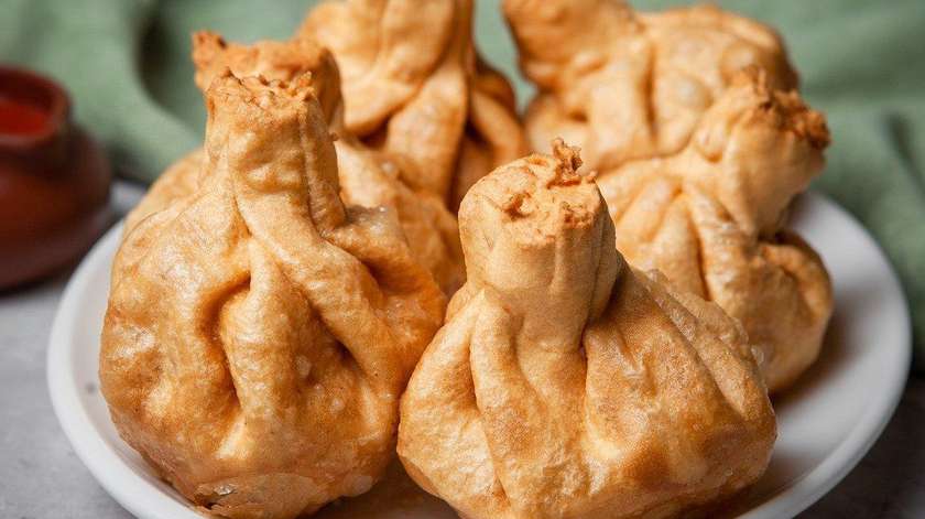Fried Georgian Khinkali