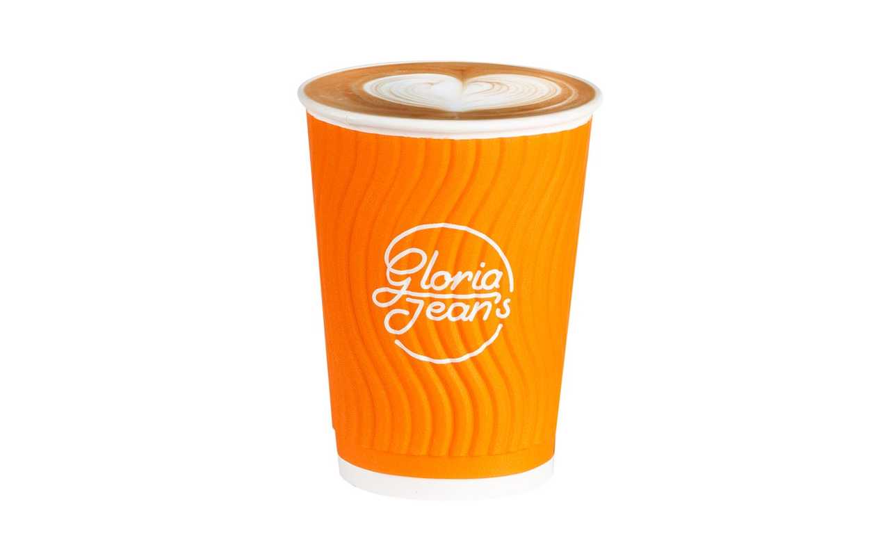 Marble mocha latte