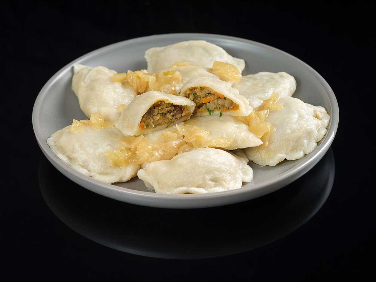 Pierogi Wegańskie (Soczewica i Marchew)