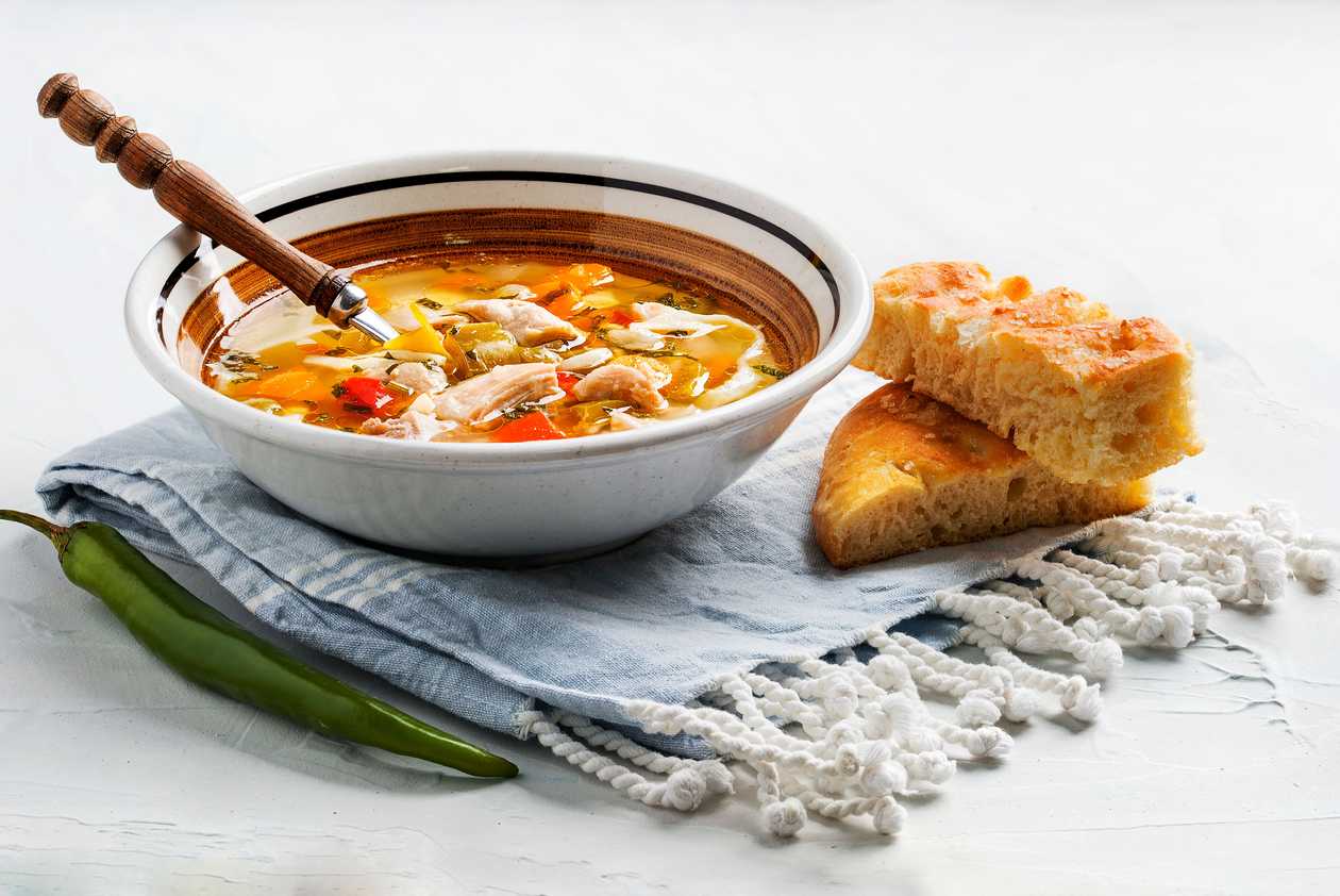 Vegetable sour soup