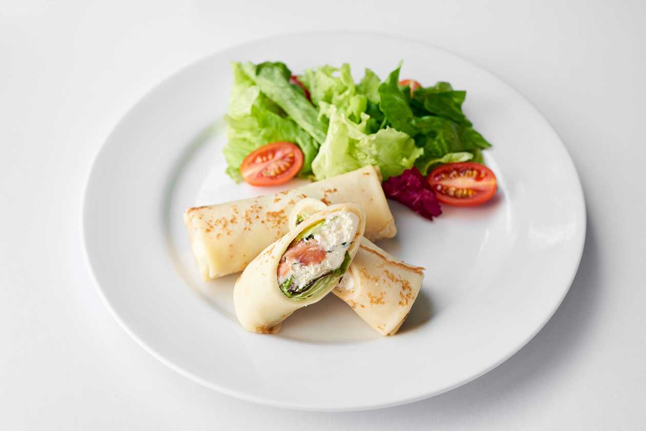 Crepes With Salmon 2pcs