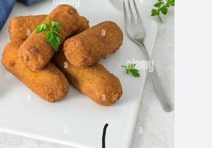 Meat Croquettes with Honey Mustard Sauce - 3 pcs