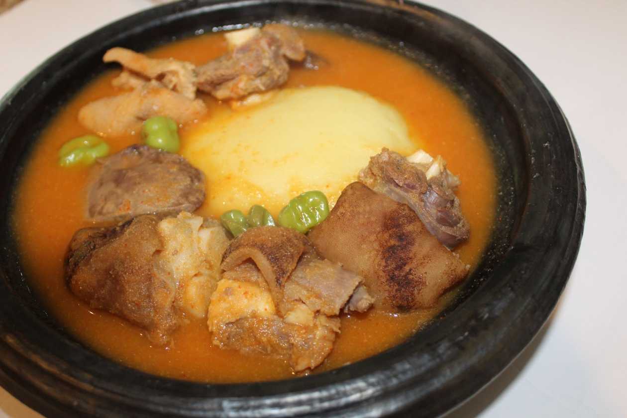 Beef & Chicken with Fufu and Soup