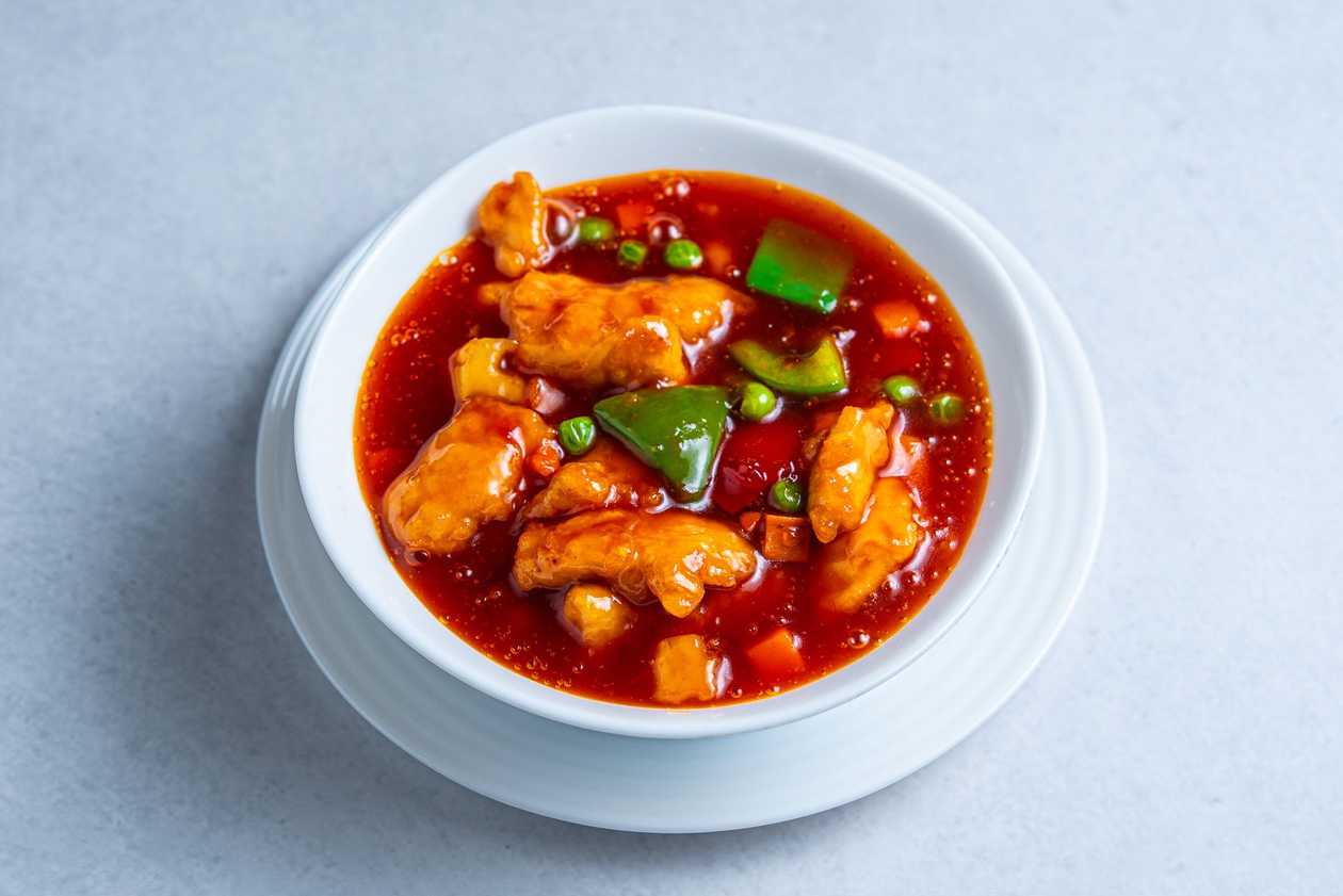 Sweet and shower prawns