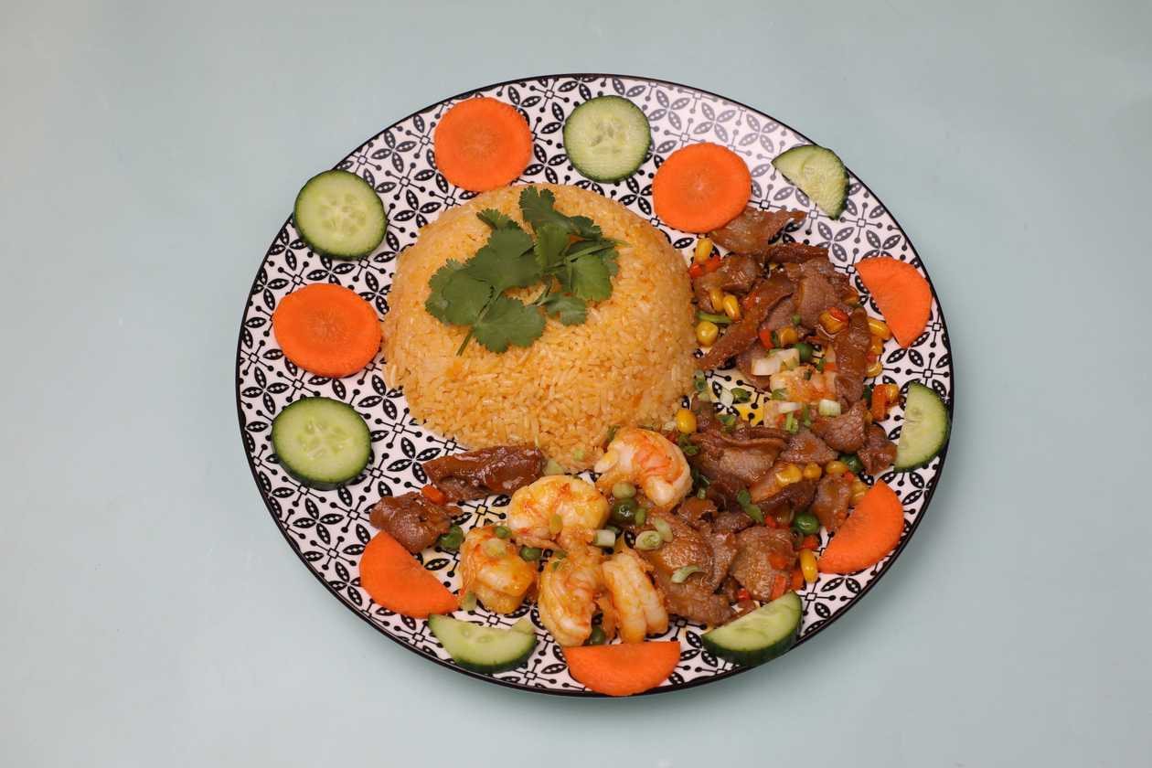 Mixed Fried Rice Com Rang