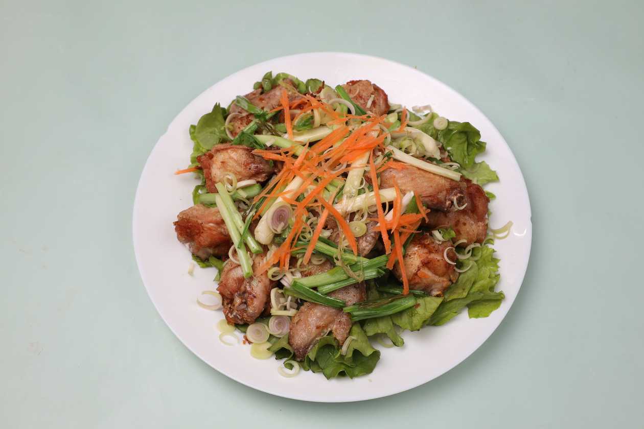 Fried Salt Chicken Ga Rang Muoi
