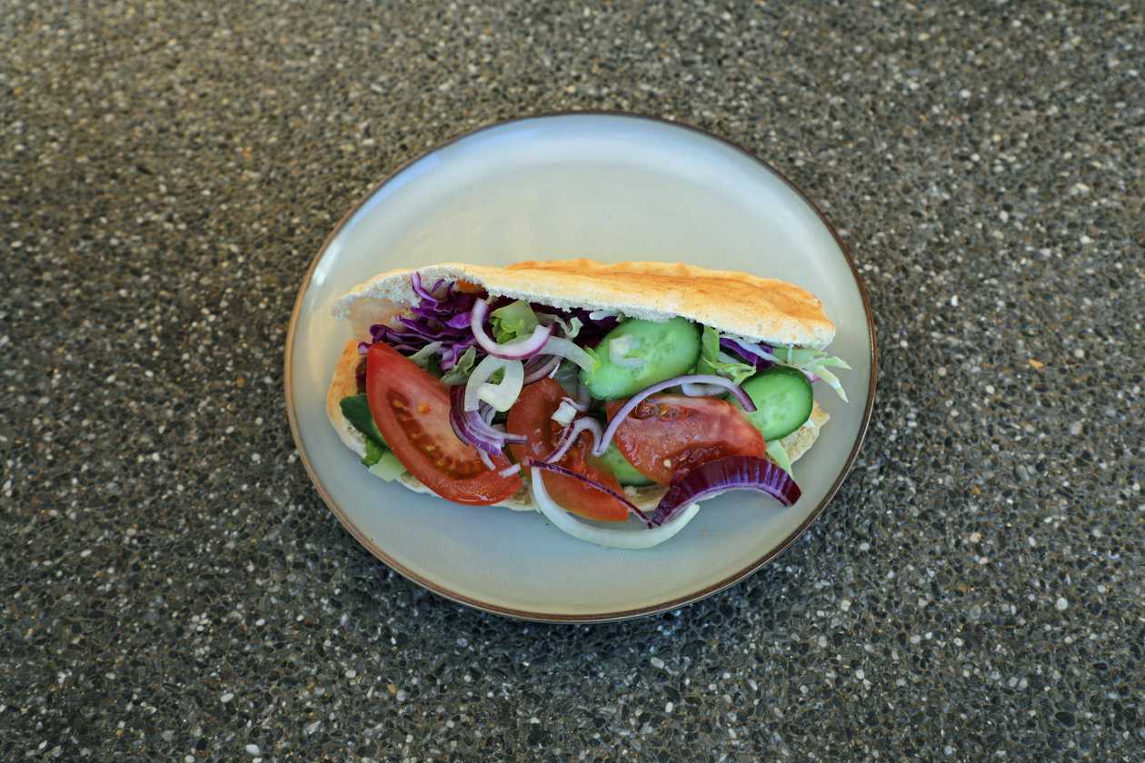 Salad In Cypriot Pita