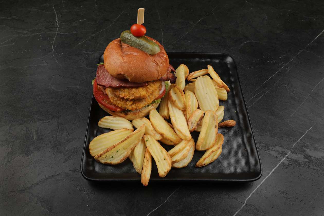 Double Chicken Burger