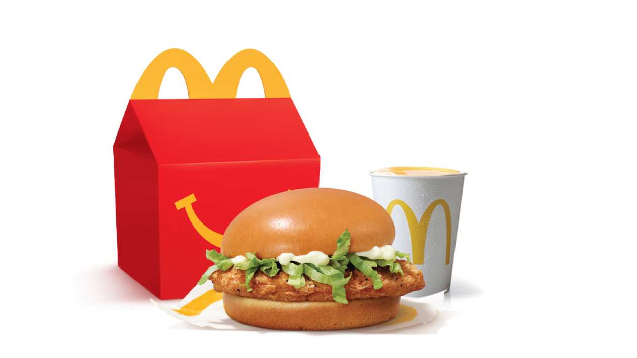 Happy Meal Chickenburger With Fries