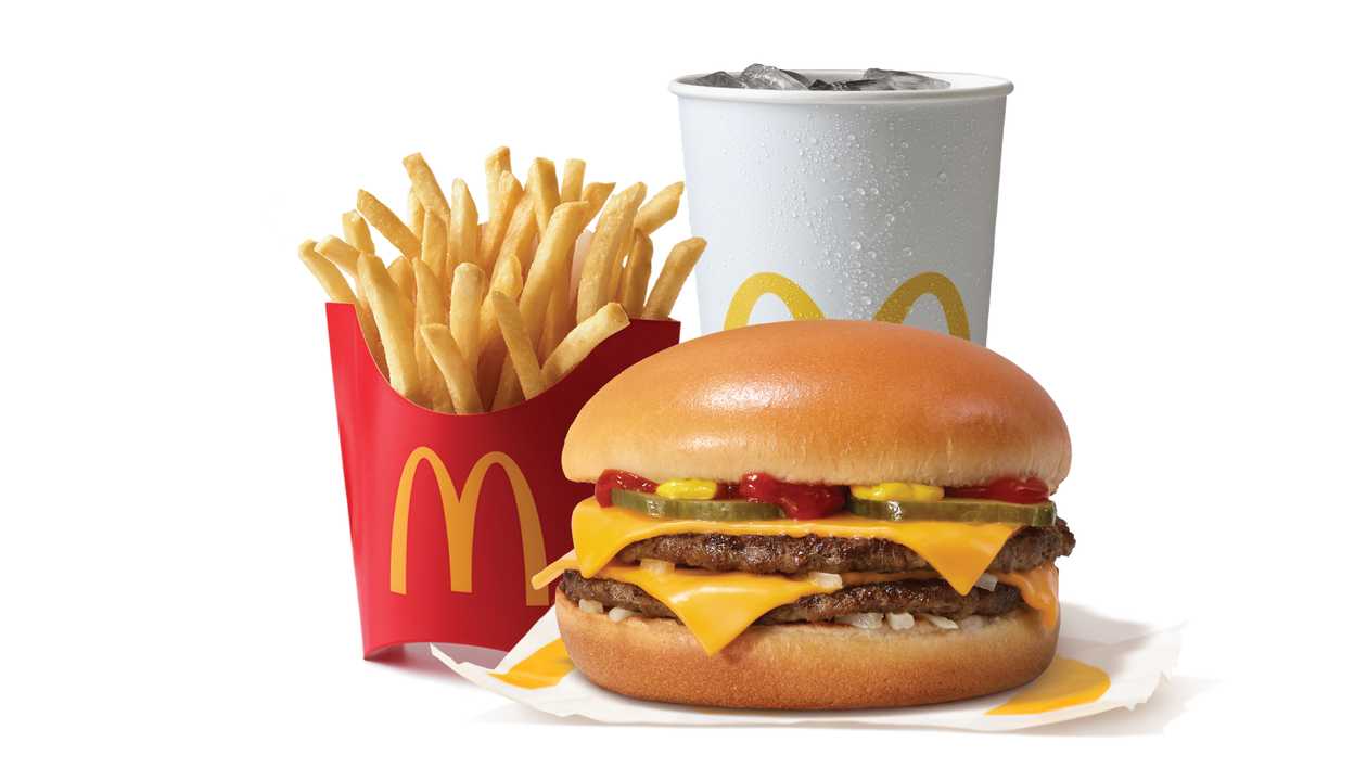 Medium Double Cheeseburger Meal