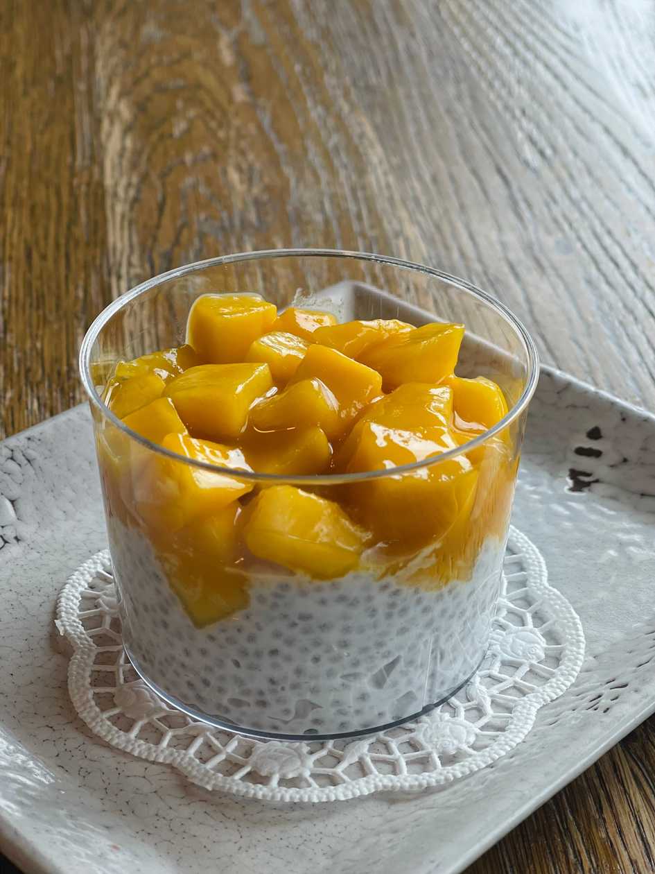 Mango chia puding kookospiimaga